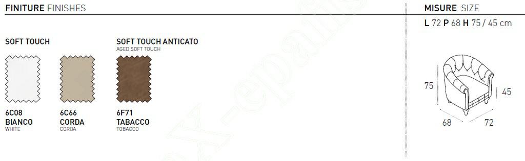 Πολυθρόνα Merida Target Point - Διαστάσεις & Χρώματα