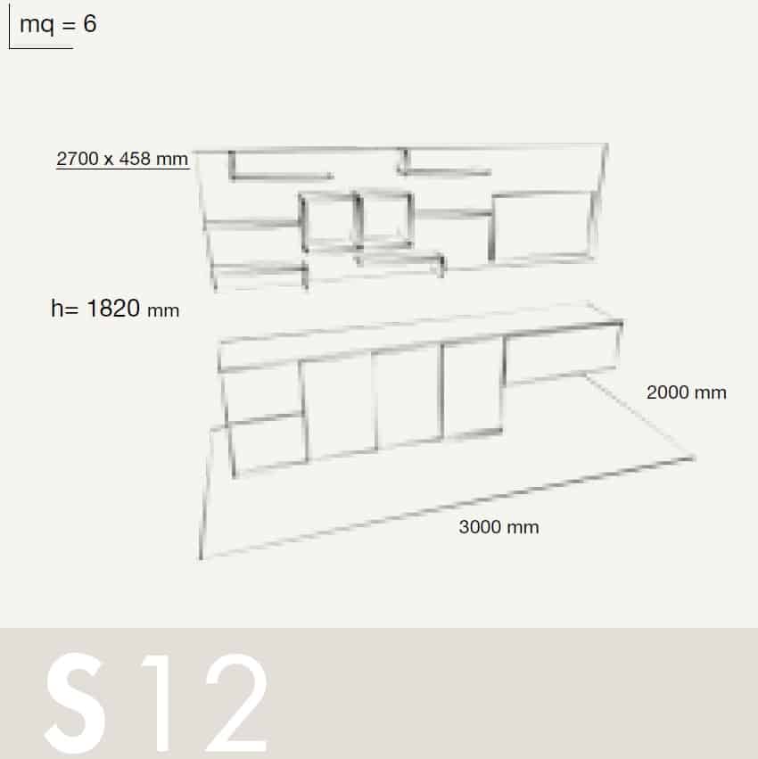 Living Room Colombini Volo S12